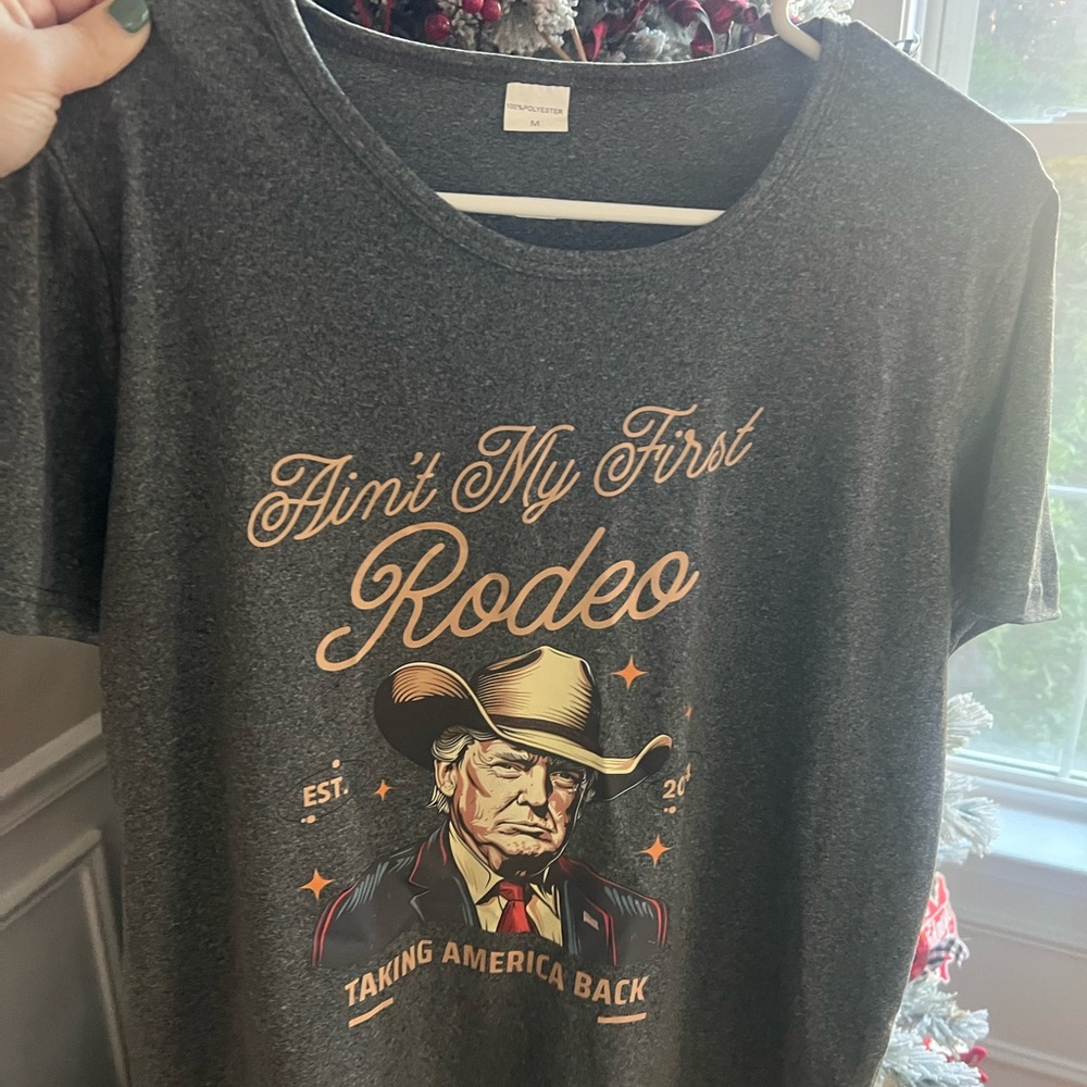 New Gray Graphic Trump Ain’t My First Rodeo